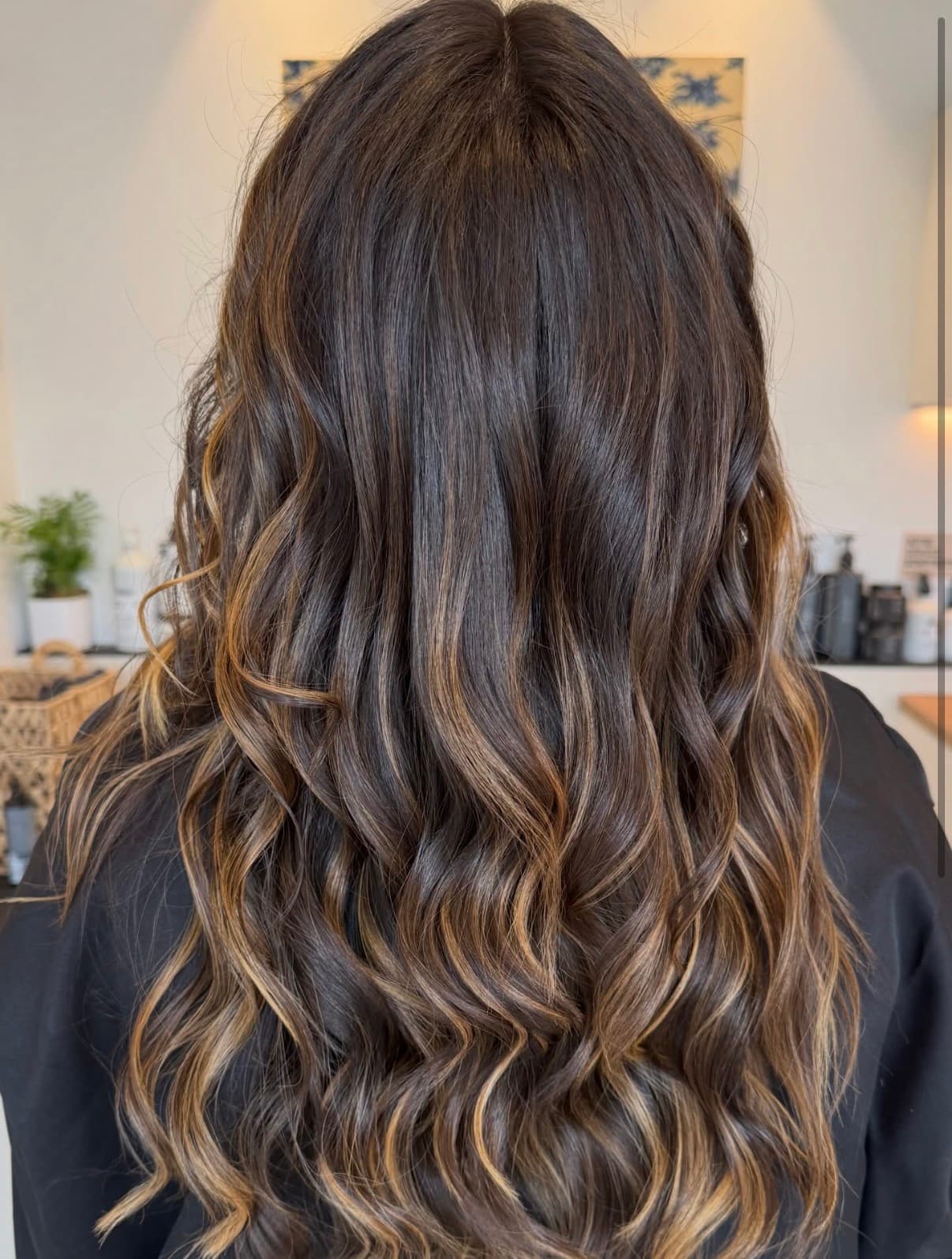Balayage AirTouch — fondu doré